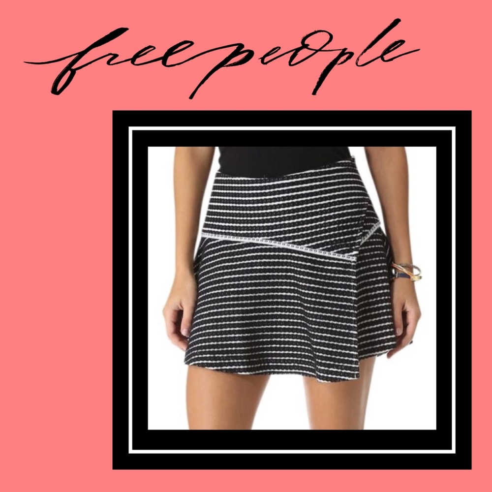 free people | bento mini skirt | black combo